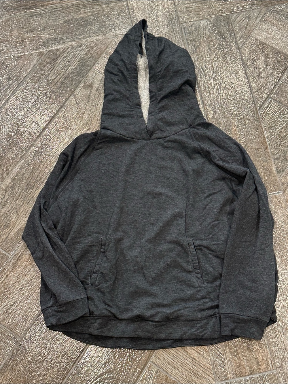Women’s Gray Hooded Pullover Sweater